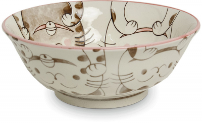 Bowls Three cats Ø 20,5 cm | H8 cm EDO Japan at g-HoReCa (picture 2 of 5)