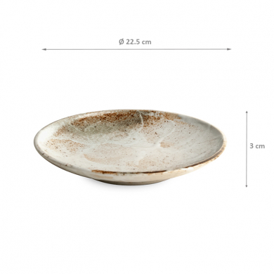 Plate Maple leaf Ø25,5 cm | H3,5 cm Edo Japan at g-HoReCa (picture 2 of 2)