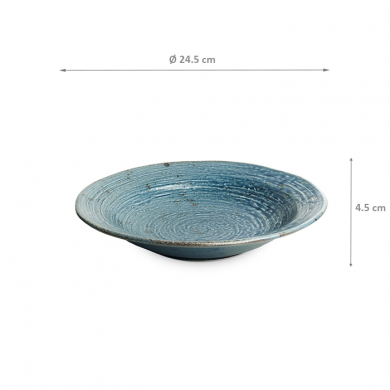 Plate Maple leaf Ø25,5 cm | H3,5 cm Edo Japan at g-HoReCa (picture 2 of 2)