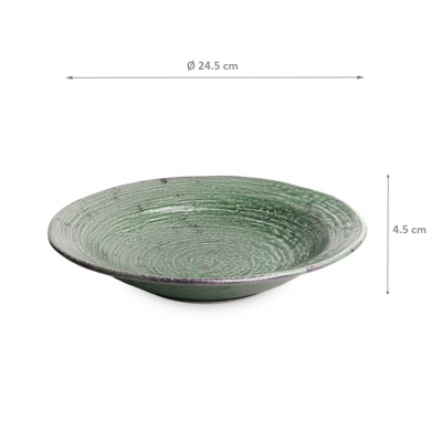 Plate Maple leaf Ø25,5 cm | H3,5 cm Edo Japan at g-HoReCa (picture 2 of 2)