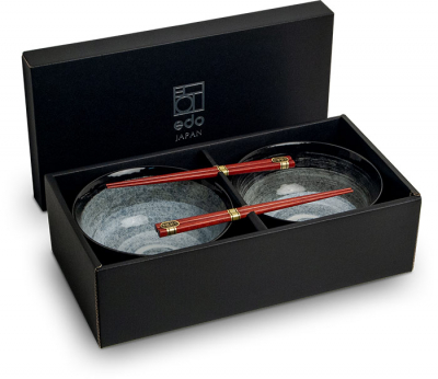 Udon bowl set Kuro Ø 17 cm | H8,7 cm EDO Japan at g-HoReCa 