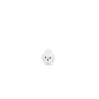 TDS, Chopstick Rest, Dog White, Item No. 617256