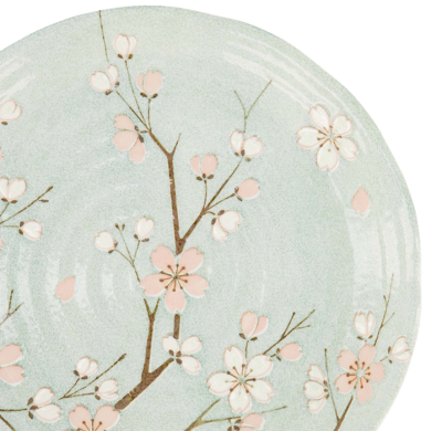 TDS, Plate, Fujisakura, Ø 24.7 x 3 cm, Green - Item No. 617515