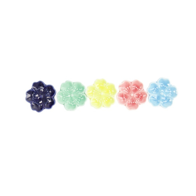 Essstäbchenablagen-Set Kawaii Sakura Bunt, 5-tlg., Porzellan, Art.-Nr. 618093