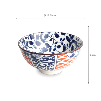 EDO Japan, Bowl Botanica Ø 11,5 cm | H 6 cm, Item No. 7003