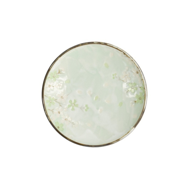 Teller Green Cosmos, Steinzeug, Ø 19,5 × 3 cm, Art.-Nr. 7801
