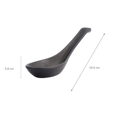 TDS, Spoon, Melamine, 14.6x3.8cm, Item No. 8015