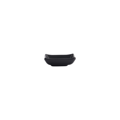 Saucenschale Schwarz, Melamin, 9,2 × 6,9 × 3,1 cm, 50 ml, Art.-Nr. 8017
