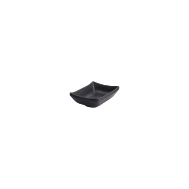 Saucenschale Schwarz, Melamin, 9,2 × 6,9 × 3,1 cm, 50 ml, Art.-Nr. 8017