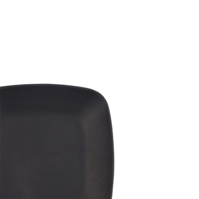Square Plate Zen Black, Melamine, 14.3 × 14.3 × 1.7 cm, Item No. 8019