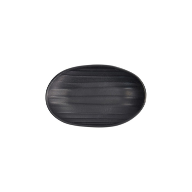 Rectangular Plate Zen Black, Melamine, 18.4 × 11.4 × 2.8 cm, Item No. 8021