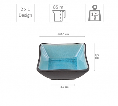 Glassy Turquoise Sushi Set bei g-HoReCa (Bild 4 von 7)
