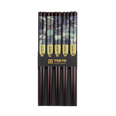 Brown Chopstick Set of 5 at g-HoReCa