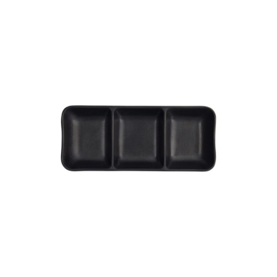 Saucenschale Schwarz, Melamin, 19,6 × 8,4 × 2,7 cm, Art.-Nr. 8552