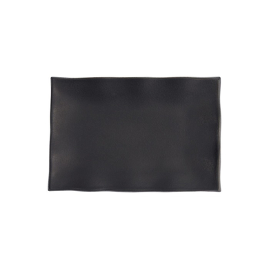 Servierplatte Zen Schwarz, Melamin, 22,5 × 15 × 2,3 cm, Art.-Nr. 8554