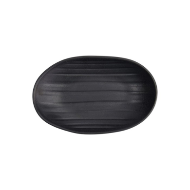 Sushi Plate Zen Black, Melamine, 23 × 14.5 × 3.5 cm, Item No. 8559