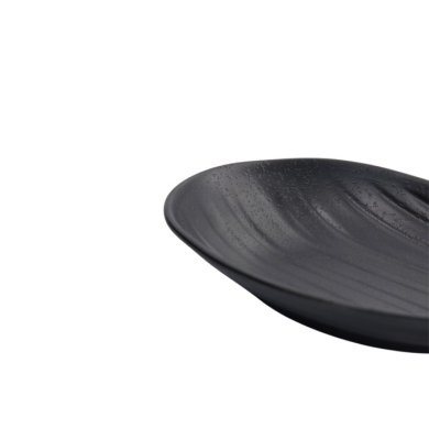 Sushi Plate Zen Black, Melamine, 23 × 14.5 × 3.5 cm, Item No. 8559