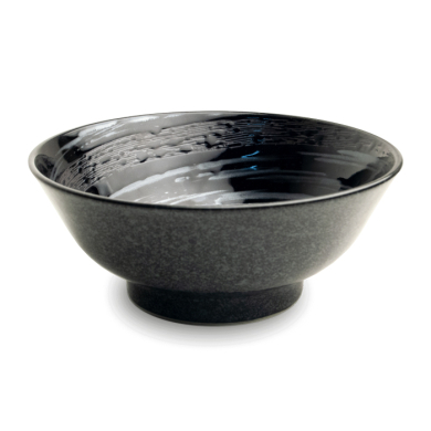 EDO Japan, Bowl Black Ø 21 cm | H 8.5 cm, Item No. 859218