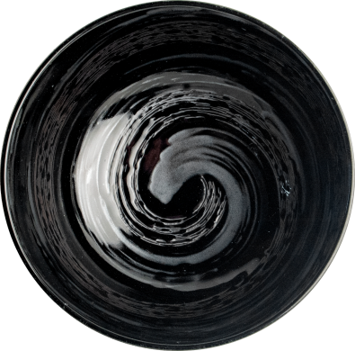 EDO Japan, Bowl Black Ø 21 cm | H 8.5 cm, Item No. 859218