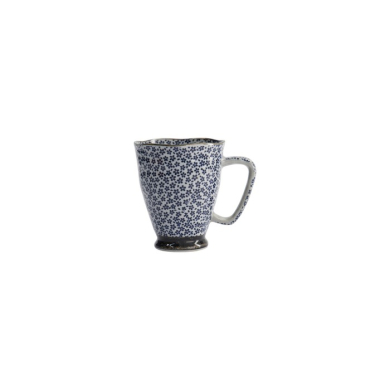 Mug Sakura Blue, Stoneware, Ø 9 × 11 cm, 400 ml, Item No. 8871