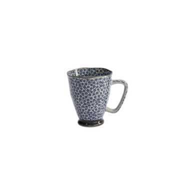 Mug Sakura Blue, Stoneware, Ø 9 × 11 cm, 400 ml, Item No. 8871