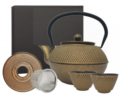 Arare teeblume cast iron teapot set at g-HoReCa (picture 6 of 7)