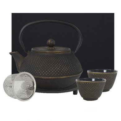 Arare teeblume cast iron teapot set at g-HoReCa (picture 4 of 7)