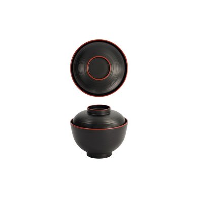 Tokyo Design Studio Schale mit Deckel, ABS Lacquerware, Ø 10,8 cm cm