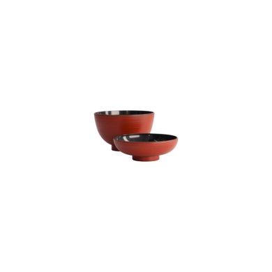 Schale mit Deckel ABS Lacquerware, ABS-Kunststoff, Ø 10,8 × 6,35 cm, Art.-Nr. 14975