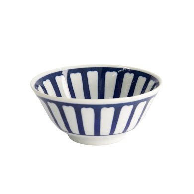 Rice Bowl Mixed Bowls White/Blue, Porcelain, Ø 15 × 7 cm, 550 ml, Item No. 14993