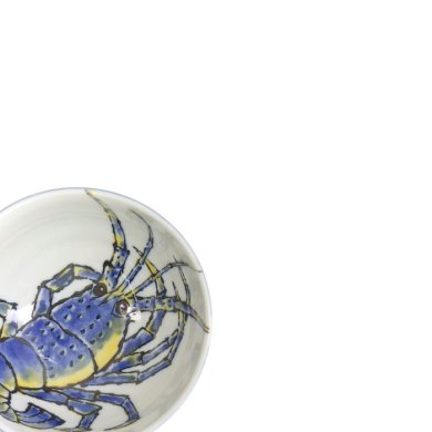Schale Seafood Hummer Blau, Porzellan, Ø 13,2 × 7,3 cm, 500 ml, Art.-Nr. 15486