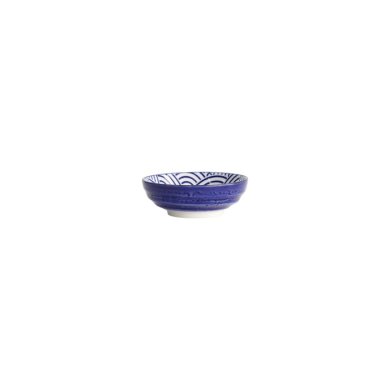 Sauce Bowl Nippon Blue Waves Blue/White, Porcelain, Ø 9.5 × 3 cm, 150 ml, Item No. 15601