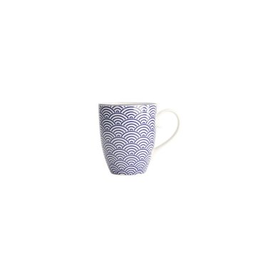 Mug Nippon Blue Waves Blue/White, Porcelain, Ø 8.5 × 10.2 cm, 380 ml, Item No. 15622