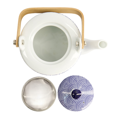 TDS, Teekanne, Nippon Blue, Waves, Ø 12 x 18.5 cm 0,8 Ltr. - Art Nr. 15634