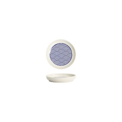 Tokyo Design Studio Teeuntersetzer Nippon Blue Waves, Porzellan, Ø 9 × 1,5 cm