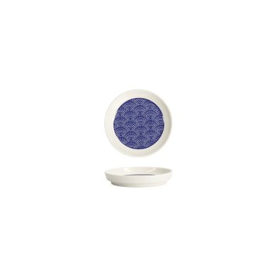 Tokyo Design Studio Teeuntersetzer Nippon Blue Dots, Porzellan, Ø 9 × 1,5 cm