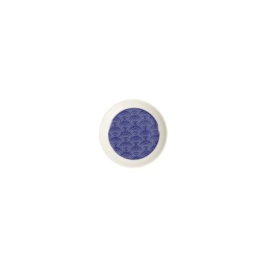Teeuntersetzer Nippon Blue Dots, Porzellan, Ø 9 × 1,5 cm, Art.-Nr. 15639