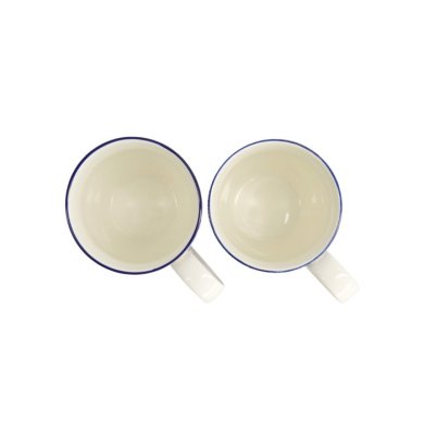 Tassen-Set Nippon Blue Blau/Weiß, 2-tlg., Porzellan, Ø 8,5 × 10,2 cm, 380 ml, Art.-Nr. 15650
