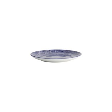 Teller Nippon Blue Dots Blau/Weiß, Porzellan, Ø 16 × 2 cm, Art.-Nr. 16019