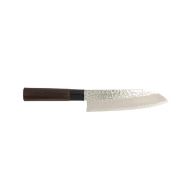 Edelstahl-Kochmesser (Allzweckmesser) Santoku 165 mm gehämmerter Stil  bei g-HoReCa (Bild 1 von 5)