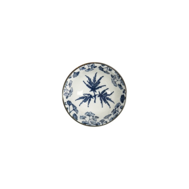 Bowl Flora Japonica Maple Blue/White, Porcelain, Ø 12 × 6.3 cm, 300 ml, Item No. 16697