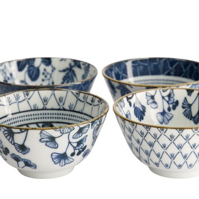 TDS, Schalen Set, Flora Japonica, 4-tlg., Ø 12 cm, Art. Nr. 16700