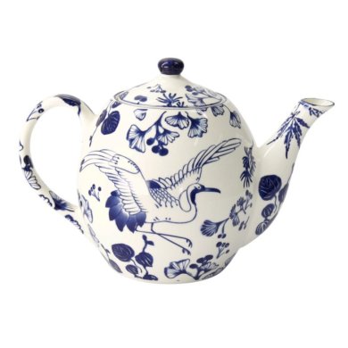 Tokyo Design Studio Teapot Flora Japonica Blue/White, Porcelain, 1.3 l