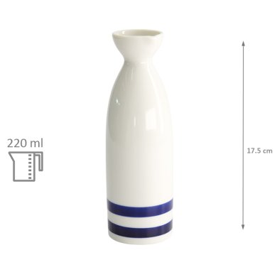 TDS, Sake-Flasche, Original Tasting Bottle Kiki, 5.6x17.3cm, 360ml, Art.-Nr.16794