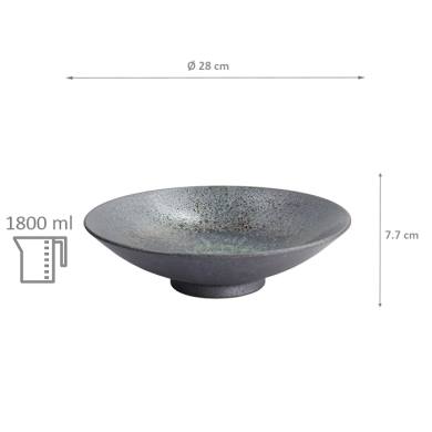 TDS, Bowl, Mino Yaki, Ø 28x8cm, Item No. 16880