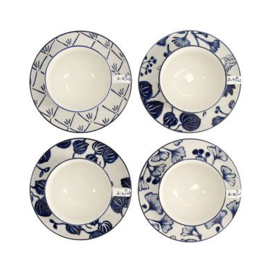 TDS, Cup Set with saucers, 8-piece set, Flora Japonica, 250 ml, Item No. 16980