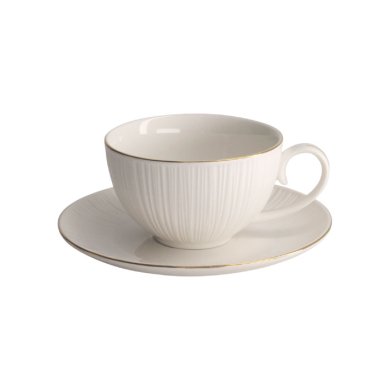 TDS, Becher Set mit Untertassen, 4-tlg., Nippon White, 250 ml, Art.-Nr. 16984