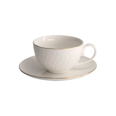 TDS, Becher Set mit Untertassen, 4-tlg., Nippon White, 250 ml, Art.-Nr. 16984
