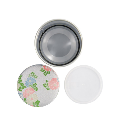 TDS, Tee Container S.S., 7.4x15.5cm, 200gr, Blumen/Silber, Artikel Nr.: 17315