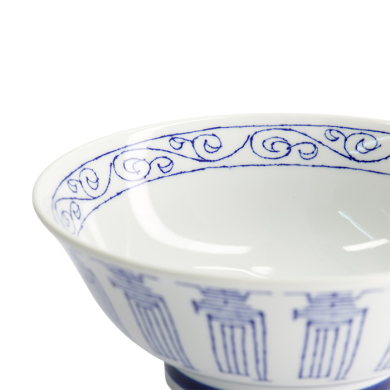 TDS, Ramen Schale, Mixed Bowls Kotobuki Blue, Ø 21,5 x 9 cm, Art.-Nr. 17745
